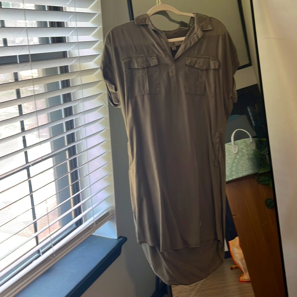 Thread supply olive dress